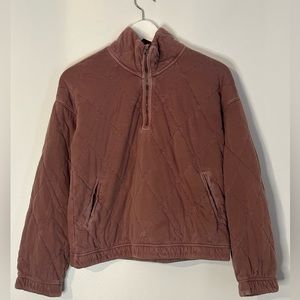 Abercrombie Quilted Half Zip Small